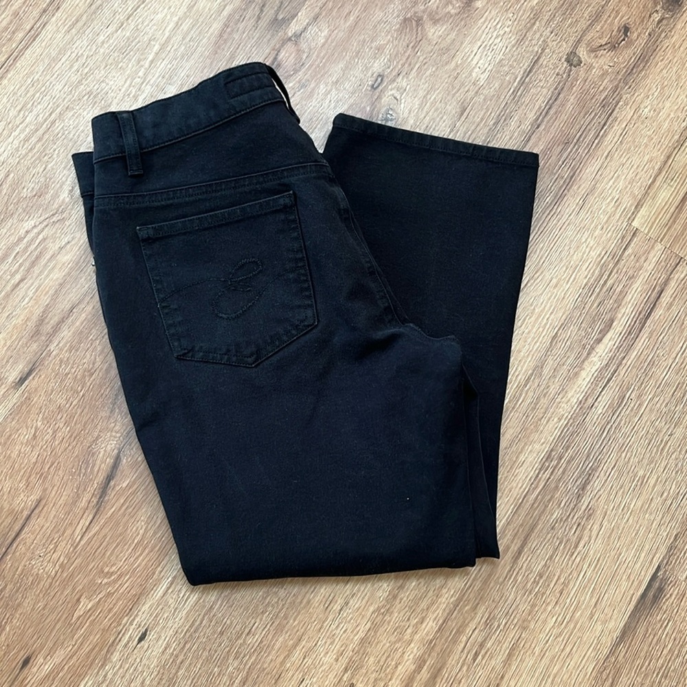 Escada Sport cropped black jeans, size 8 (EU 38)